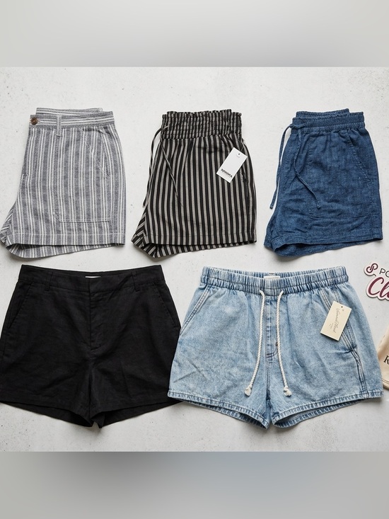 SO Pants - Universal Thread SO Mixed Shorts LOT black denim 5 pairs S/M/L pull-on Juniors